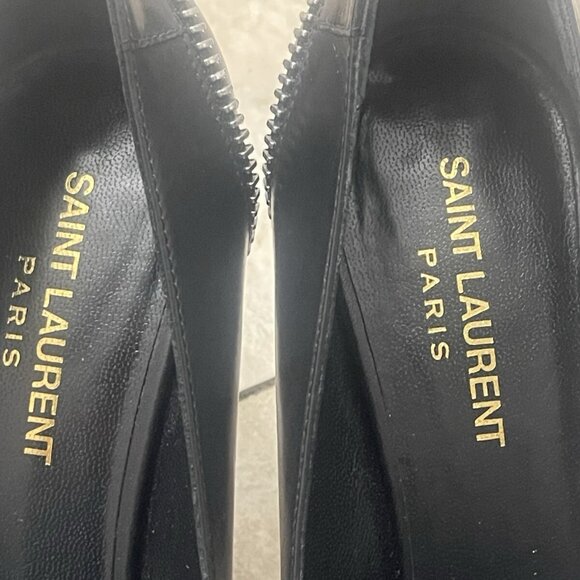 Saint Laurent Leather Pumps black - Picture 9 of 13